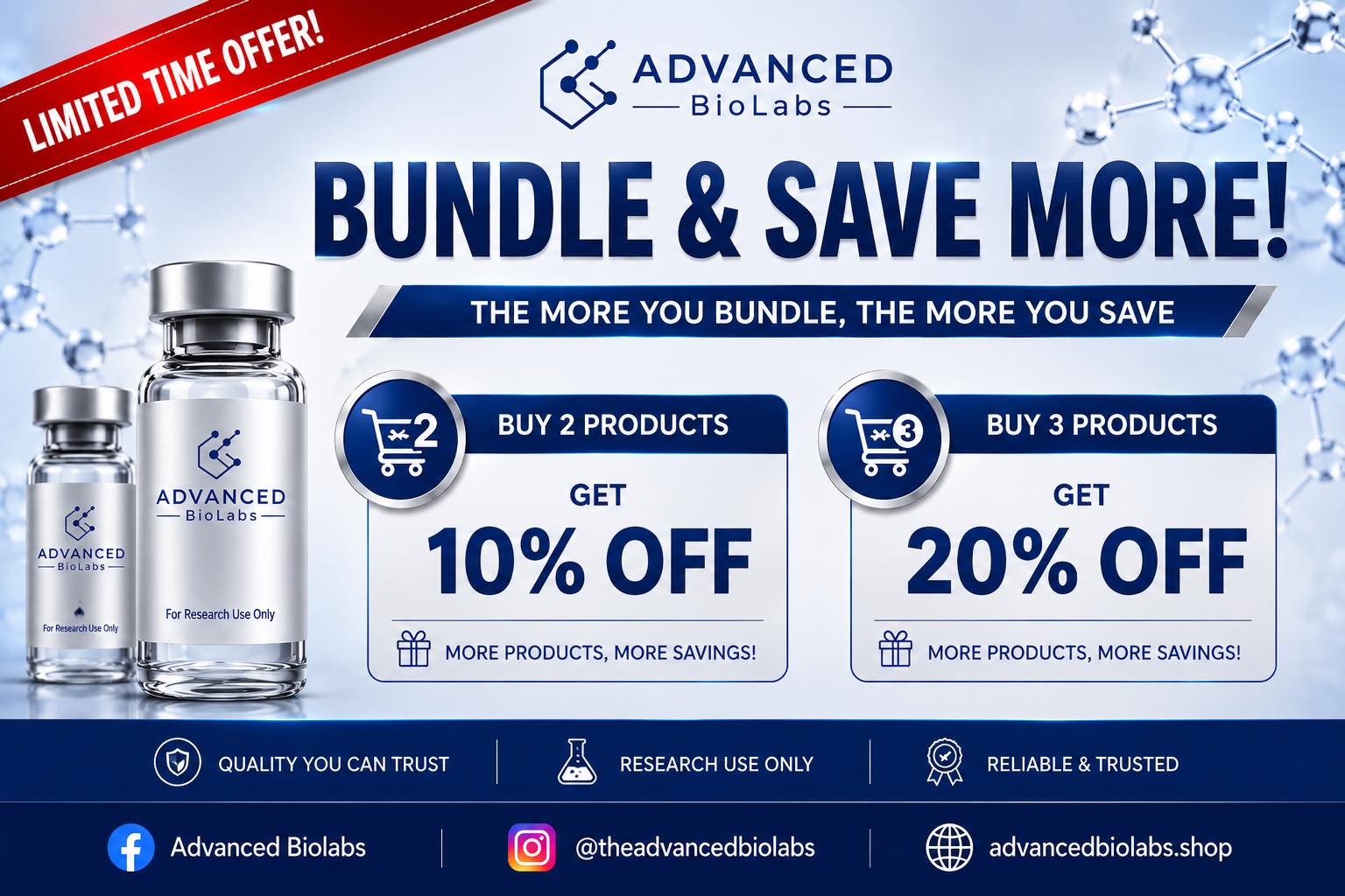 Advanced BioLabs promotion